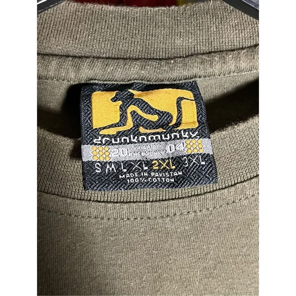 Vintage Y2K Drunkn Munky Tee